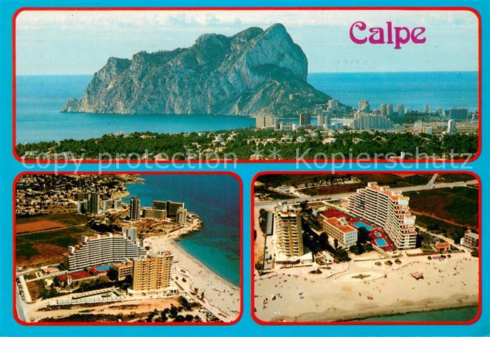 Calpe Alicante ES Vistas diversas Fliegeraufnahmen