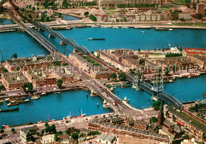 Rotterdam Maasbruggen Fliegeraufnahme