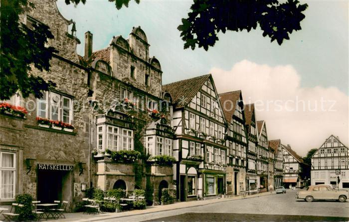 Rinteln Weser Niedersachsen Am Marktplatz