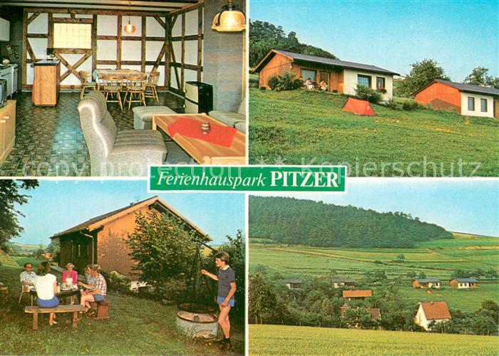 Roemershausen Gladenbach Ferienhauspark Pitzer Appartement Panorama Grill