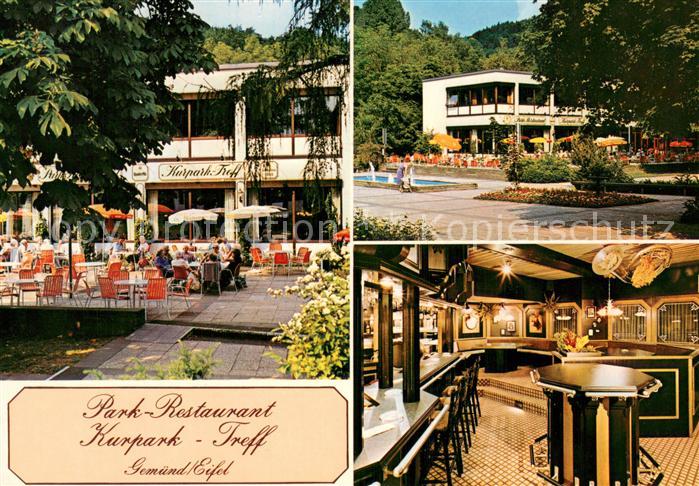 Gemuend Eifel Park Restaurant Kurpark Treff Terrasse Gastraum