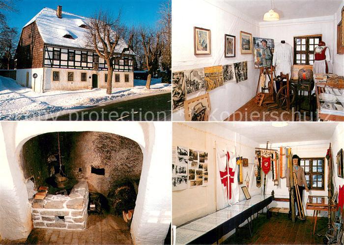 Sayda Erzgeb Heimatmuseum Hospital zu St Johannis Kamin Kuenstlerisches Wirken E