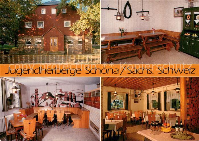 Schoena Bad Schandau Jugendherberge Schoena Gastraeume