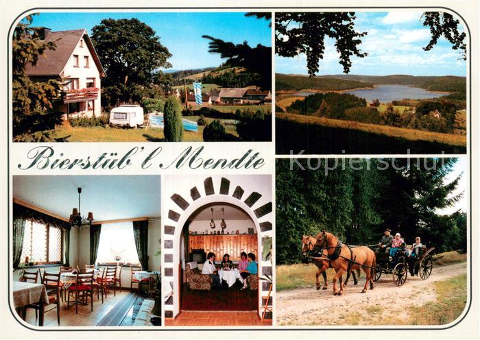 Stuetzengruen Bierstuebl Mendte Gastraeume Badesee Pferdekutsche