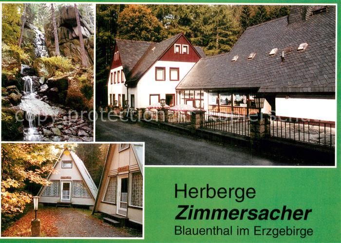 Blauenthal Erzgebirge Herberge Zimmersacher Wasserfall