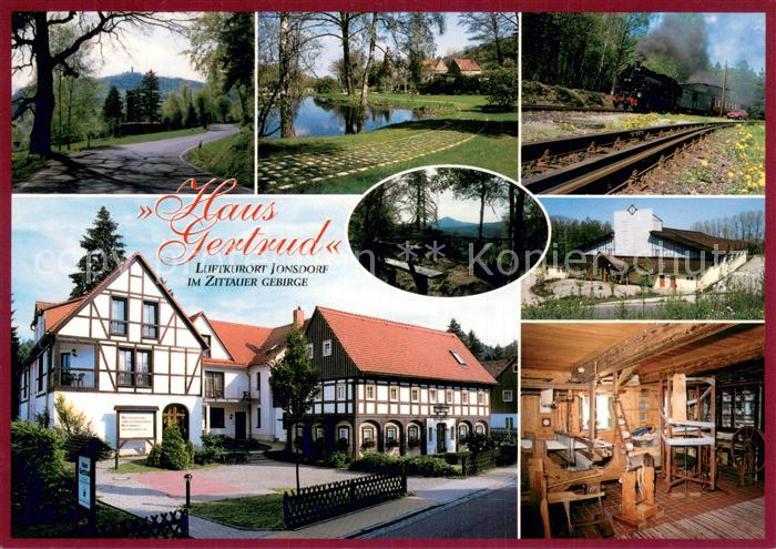 Jonsdorf Familienferienstaette Haus Gertrud Gaststube Park Eisenbahn