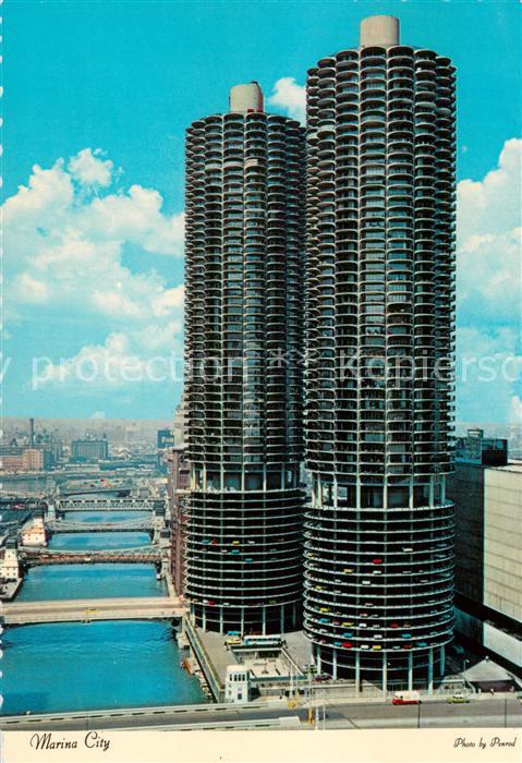 Marina City Chicago Illinois Residential Towers