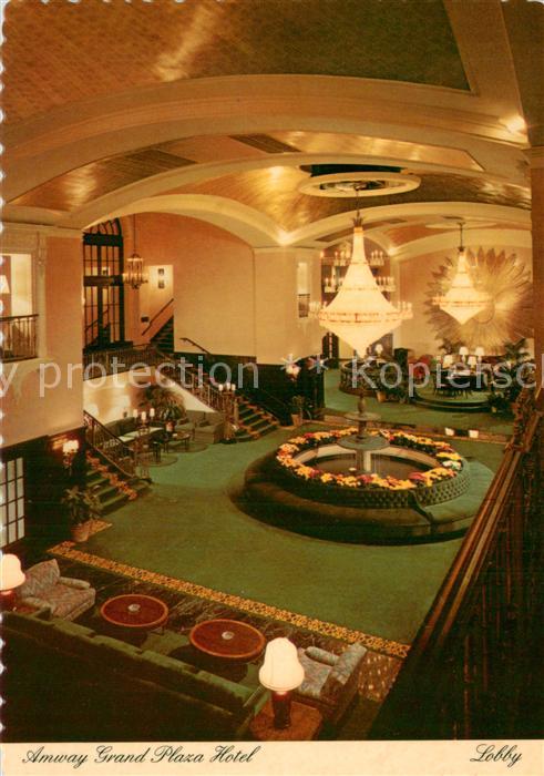Grand Rapids Michigan Amway Grand Plaza Hotel Lobby