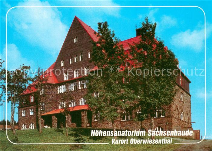 Oberwiesenthal Erzgebirge Hoehensanatorium Sachsenbaude