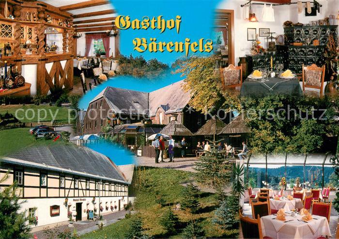 Baerenfels Erzgebirge Gasthof Baerenfels Restaurant Ferienzimmer Grillgarten Win