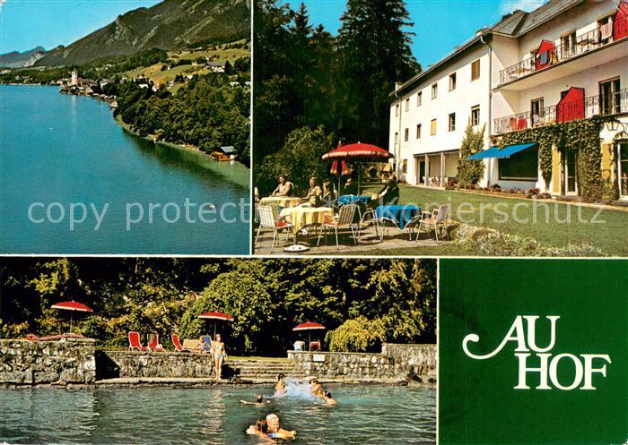St Wolfgang Wolfgangsee Hotel Restaurant Auhof Seepartie Gartenterrasse