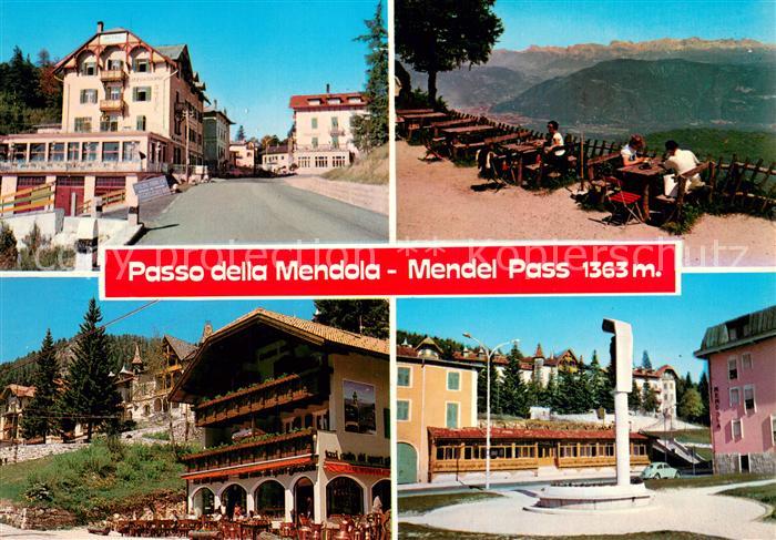 Mendelpass Passo della Mendola IT Ortspartien Hotel Terrasse