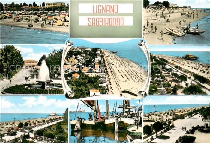 Lignano Sabbiadoro Strandpartien Hafen