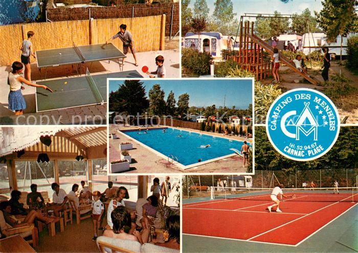 Carnac 56 Camping des Menhirs Tennis Tischtennis Schwimmbad Spielplatz