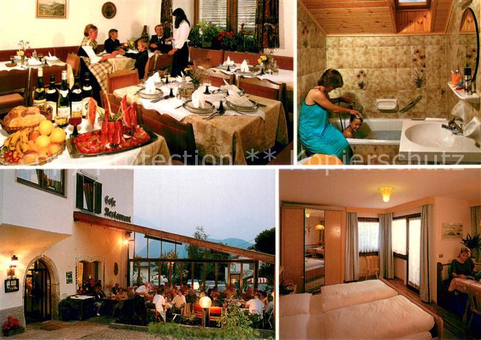 Lajen Suedtirol Gasthof Andechserhof Gaststube Badezimmer Terrasse Zimmer
