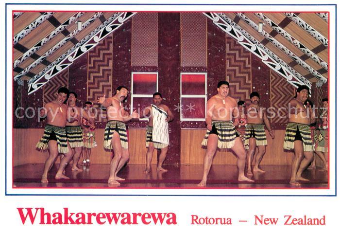 Rotorua NZ Whakarewarewa Maori Warriors in Traditional Challenging Stance