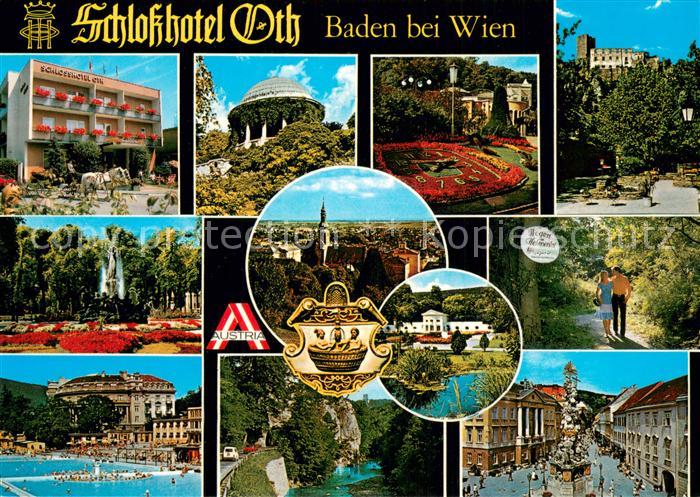Baden Wien Schlosshotel Oth Park Schloss Thermalstrandbad Waldpartie