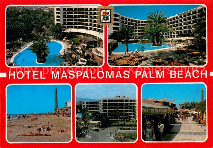 Maspalomas Gran Canaria Hotel Maspalomas Palm Beach Strand Pools Bazar