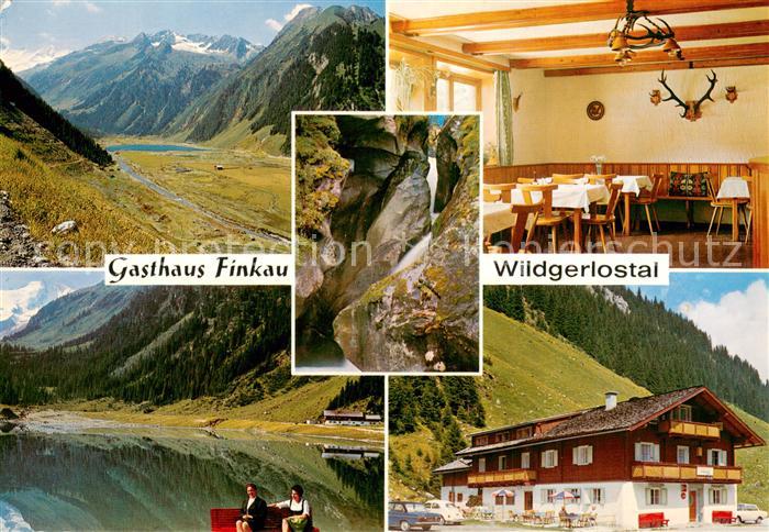 Gerlos Alpengasthof Finkau Oberwirt Gaststube Panorama Leitenkammerklamm
