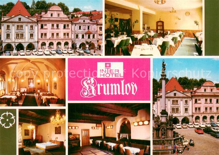 Cesky Krumlov Interhotel Krumlov Gastraum Zimmer