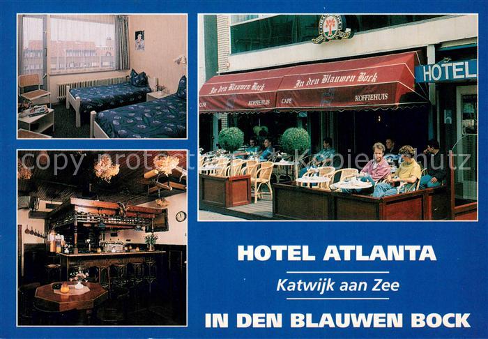 Katwijk aan Zee Hotel Atlanta Bar Zimmer Cafe en terras In den Blauwen Bock