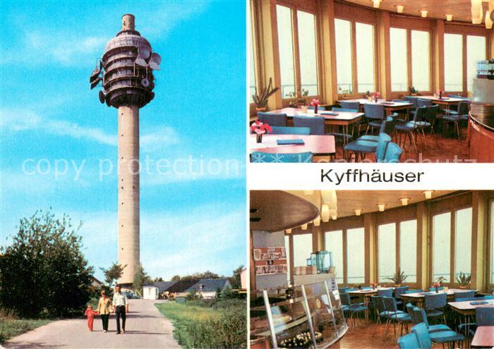 Kyffhaeuser Fernsehturm auf dem Kulpenberg Restaurant