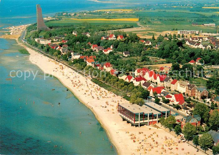 Laboe Fliegeraufnahme mit Marine Ehrenmal