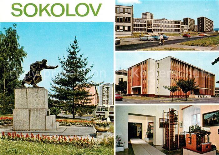Sokolov CZ Namesti J Svermy Sidliste Vitezneho unora Okresni narodni vybor Horni
