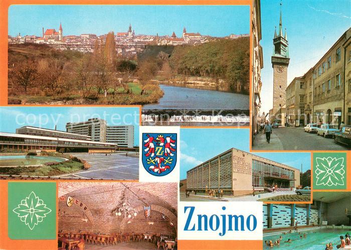 Znojmo CZ Panorama Nemocnice Ceskoslovensko sovetskeho pratelstvi Interier vinar