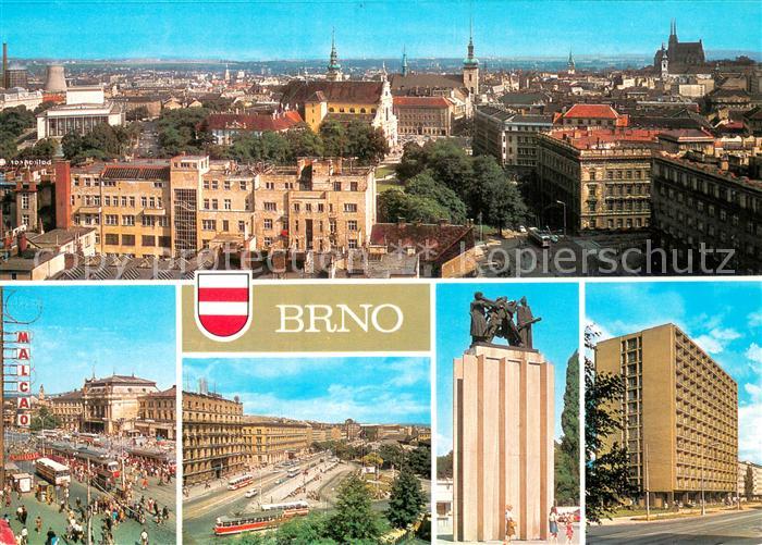 Brno Bruenn Stred mesta Namesti Ceskoslovenske armady Trida 1 maje Sousosi Atomo
