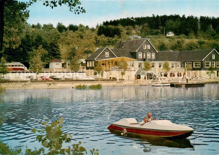 Leichlingen Rheinland Ausflugslokal Talsperre Diepental Tretboot
