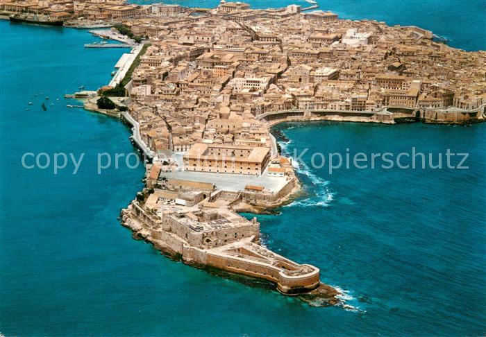 Siracusa Syrakus Sicilia Veduta aerea