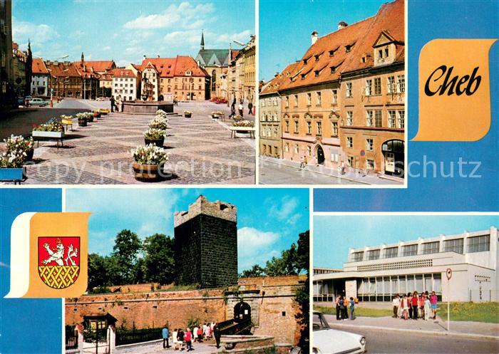Cheb Eger Stadtansichten Marktplatz Innenstadt Burg