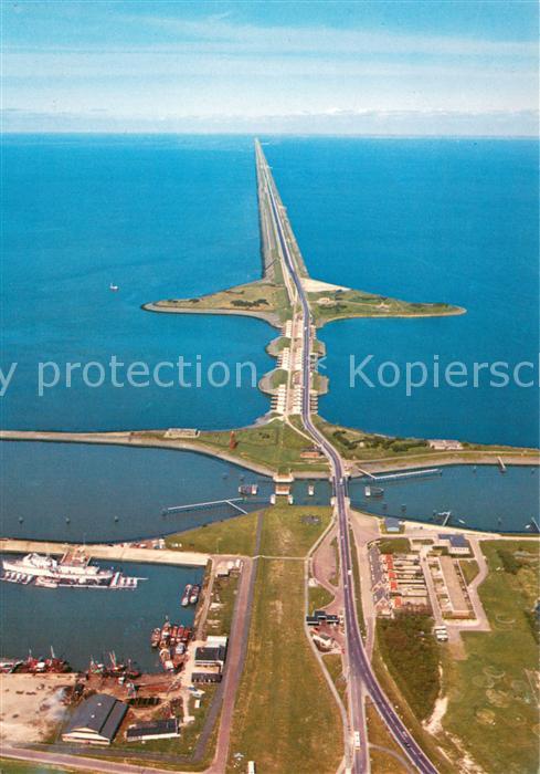 Den Oever Wieringen Afsluitdijk naar Friesland Abschlussdeich