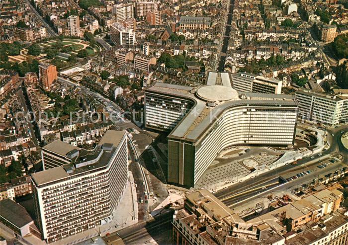 Bruxelles Bruessel Batiments de la Communauté Européenne vue aérienne