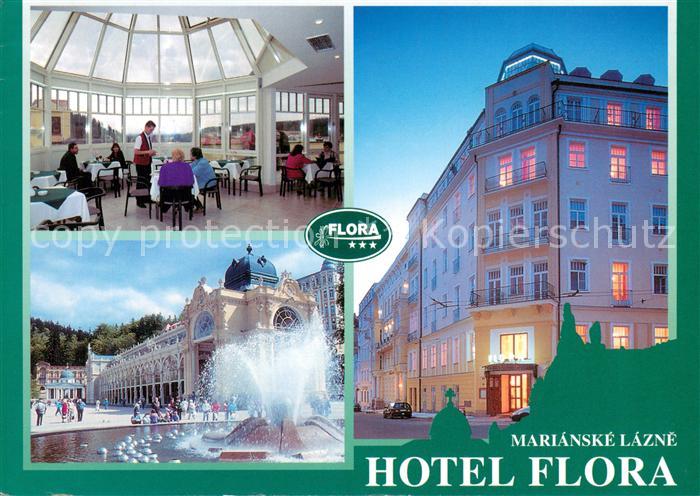 Marianske Lazne Hotel Flora Gastraum Fontaine