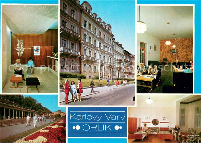 Karlovy Vary Karlsbad Lecebny dum Orlik