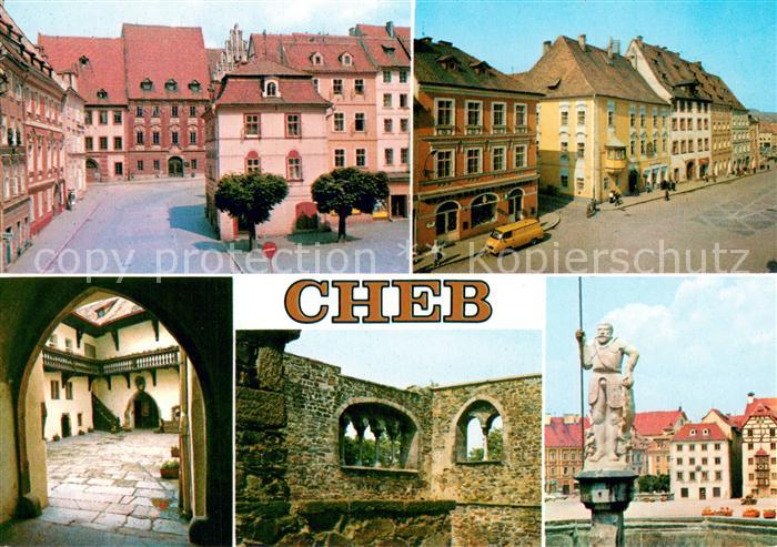 Cheb Eger Hradem z konce Zachovany zajimavy soubor pamatnych domu se Spalickem b
