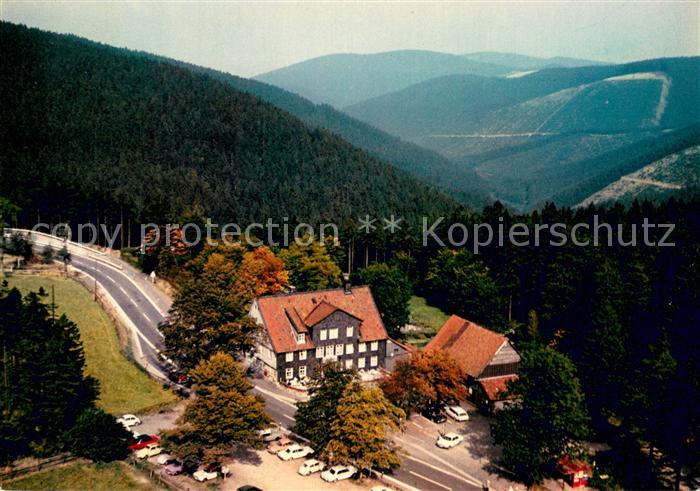 Oberharz Region Berggasthaus Zum Auerhahn Fliegeraufnahme