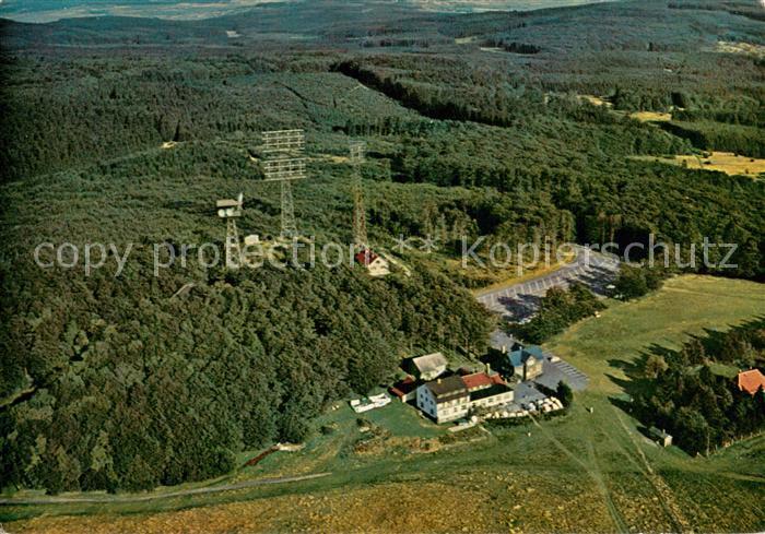 Hoherodskopf Schotten Berggasthof Hoherodskopf Fliegeraufnahme