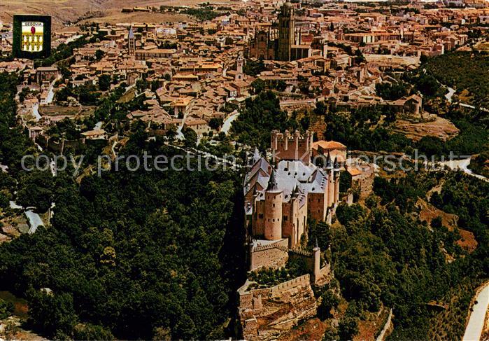 Segovia ES Le Chateau Vue aerienne