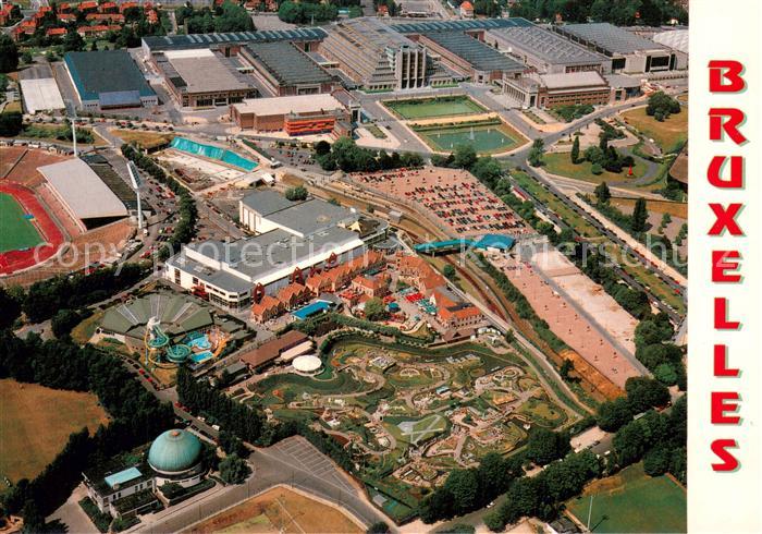 Bruxelles Bruessel Parc des Expositions et Bruparck Vue aerienne