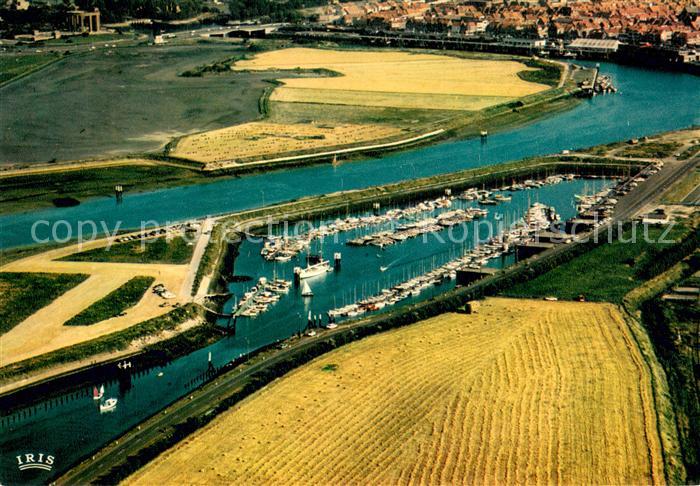 Nieuwpoort-Bad Ijzermonding Vue aerienne
