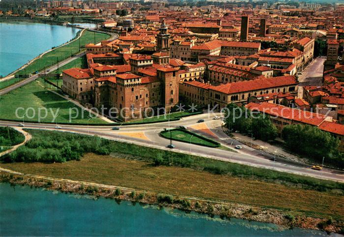 Mantova IT Castello San Giorgio Fliegeraufnahme