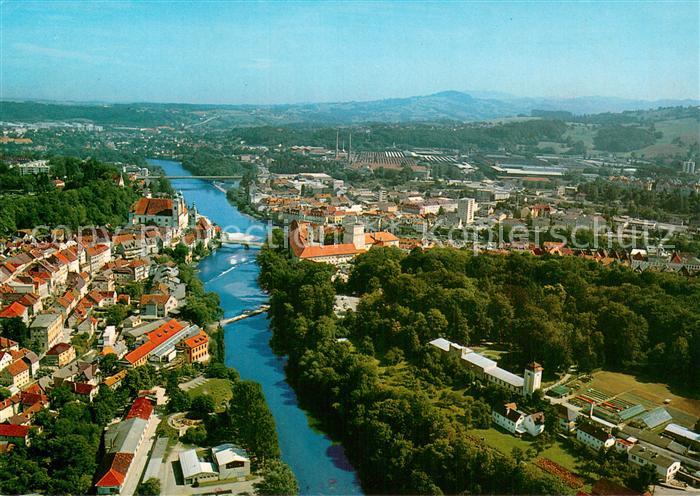 Steyr Enns Oberoesterreich Fliegeraufnahme