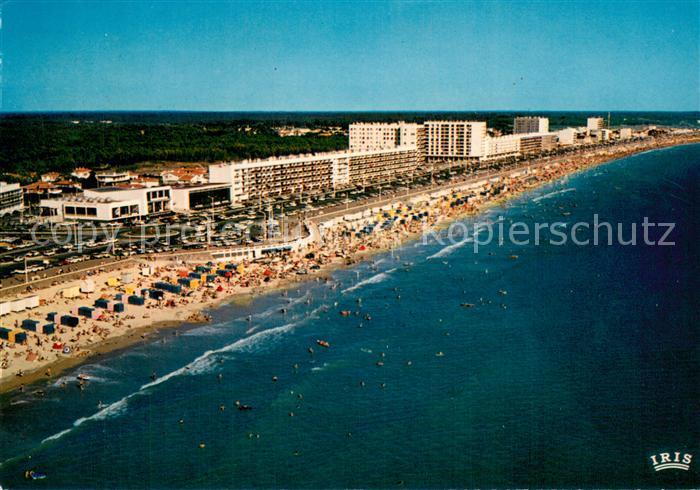 Saint-Jean-de-Monts Le remblai et la plage Vue aerienne