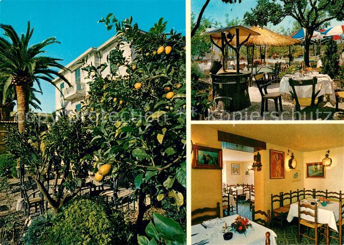 Recco Genova Genua Liguria IT La Giara Mulinetti Recco Garten Terrasse Gaststube