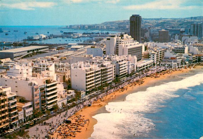 Gran Canaria Vista aerea de la playa de las Canteras