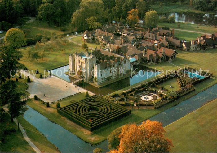 Edenbridge Sevenoaks Kent UK Hever Castle and Tudor Village Fliegeraufnahme