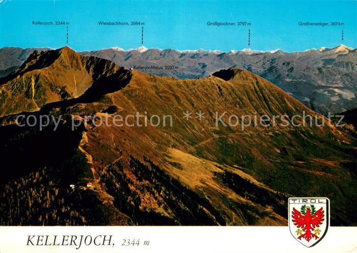 Kellerjoch 2344 Tirol Bergbahn zum Hecherhaus Fliegeraufnahme